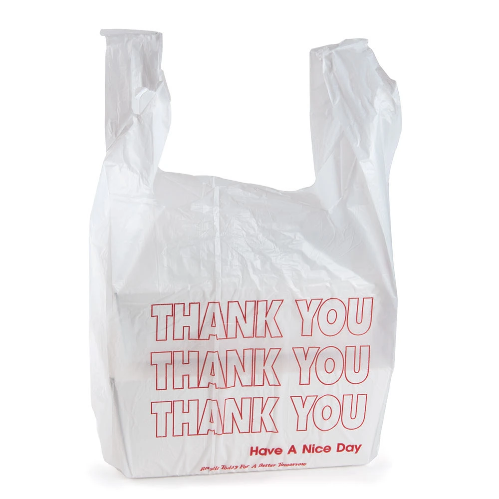 La comida del restaurante paquete bolsa compostable llevar Chaleco de compras Bolsa biodegradable, HDPE Bolsa camiseta