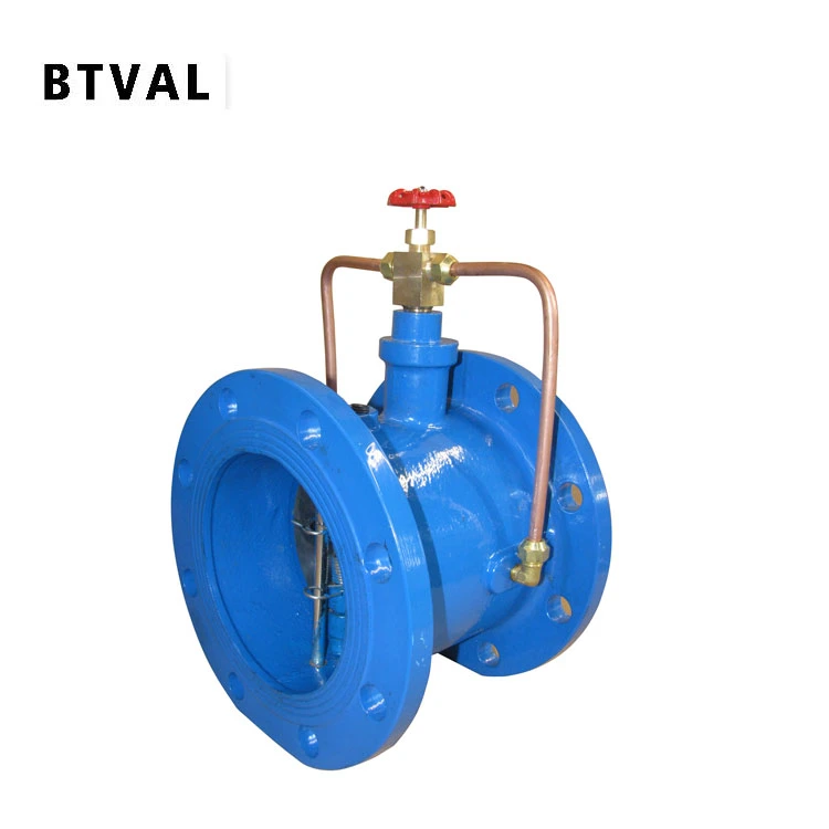 Miniature Butterfly Valve Resistance Slow Closing Check Valve / Drain Valve / Drain Valve