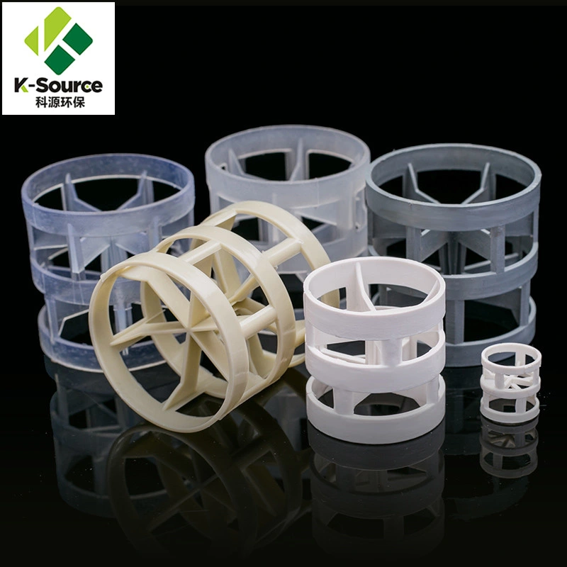 PP RPP PE PVC PVDF PTFE CPVC 16 mm 25 mm 38 mm Bague plastique 50 mm 76 mm 100 mm pour l'industrie pétrochimique