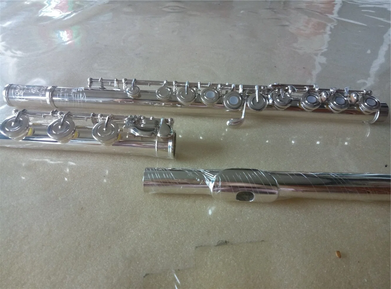 Hot Sale Intermediate Handmade Flute/ 925 Silver Headjoint Professional Flute /