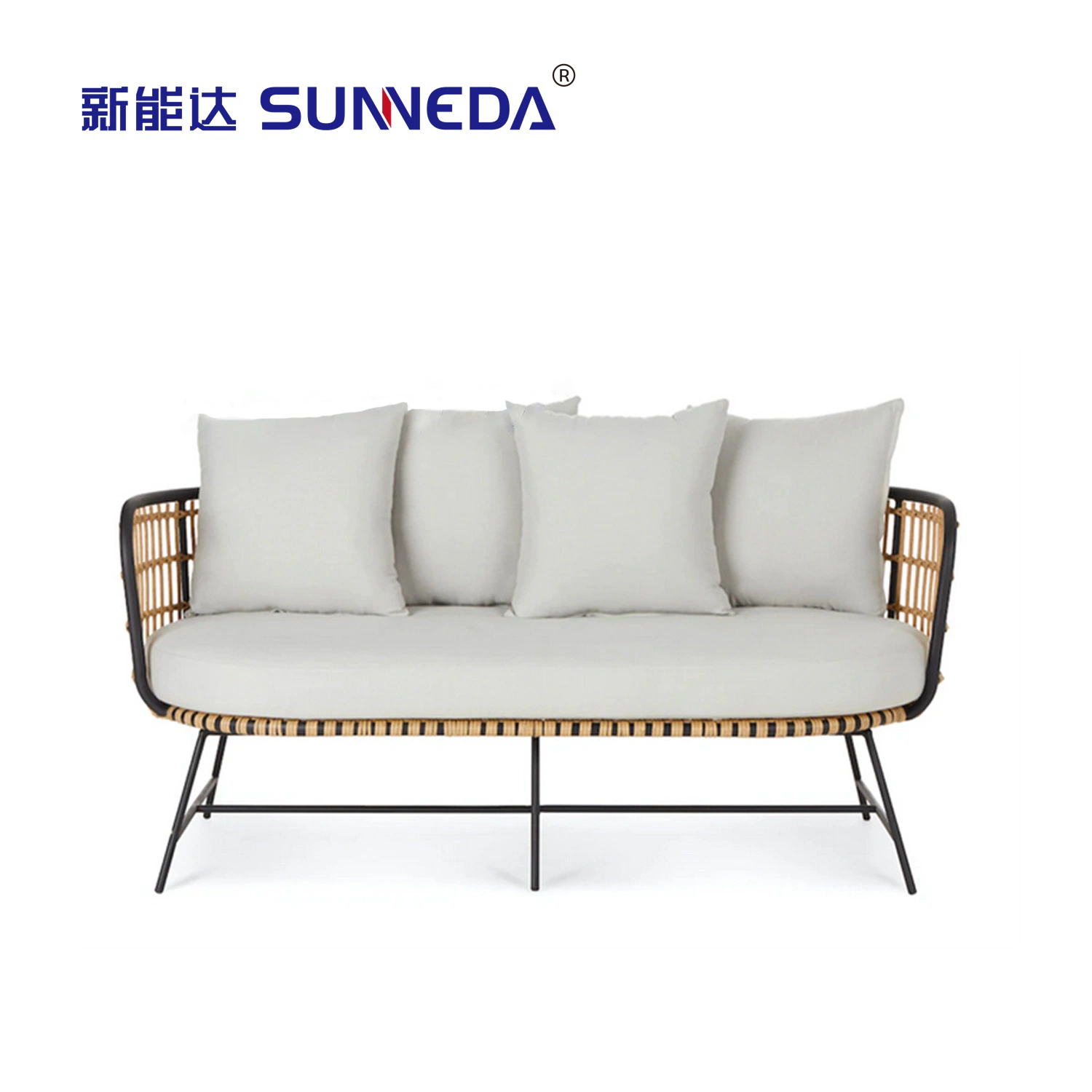 La Chine usine Sunneda personnalisé de gros de piscine du jardin côté blanc Bi-Color Lily Chaise de Salon