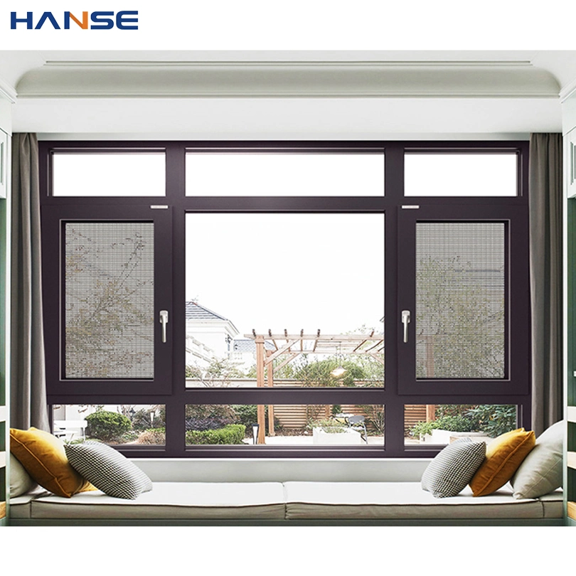 Custom Size Aluminium Metal Window Good Ventilation Aluminium Metal Louver Window