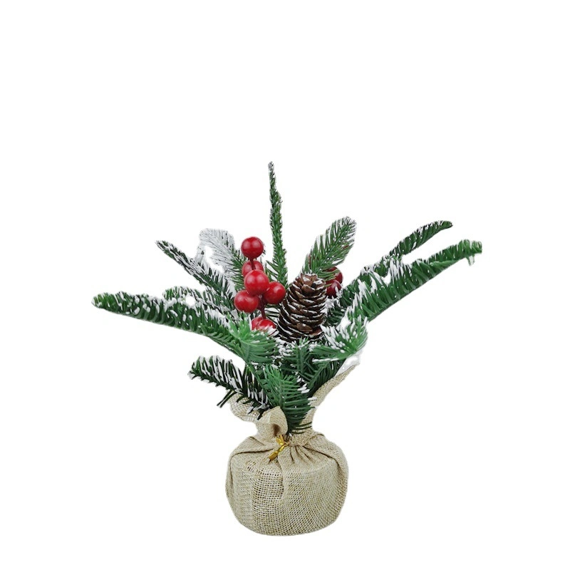 Pomme de Pin décoration des arbres de Noël de fruits rouges petit cadeau de Noël Décoration des arbres de Noël de bureau