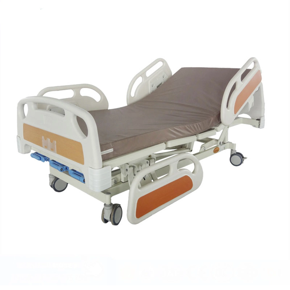 3 gira la rueda de plegado Muebles médicos chinos precio de fábrica Manual de cama de hospital