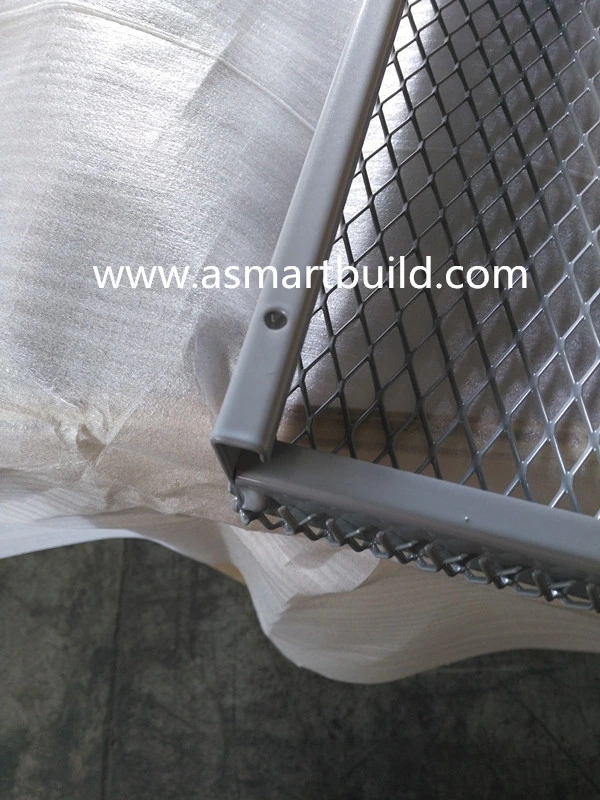 Gray Color Power Coated Metal Ceiling with Different Mesh Design Available