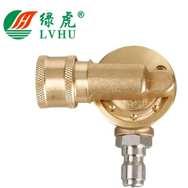 270 Degree Pressure Washer Fittings Hose Pipe Connector Quick Connecting Pivoting Coupler