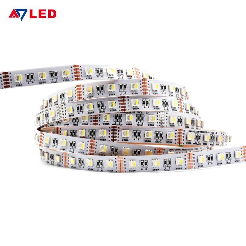 Multi Color 60LED/M RGBW SMD5050 Smart Flexible LED Strip Lights for Christmas, Party, Music Festival Lighting Decoration