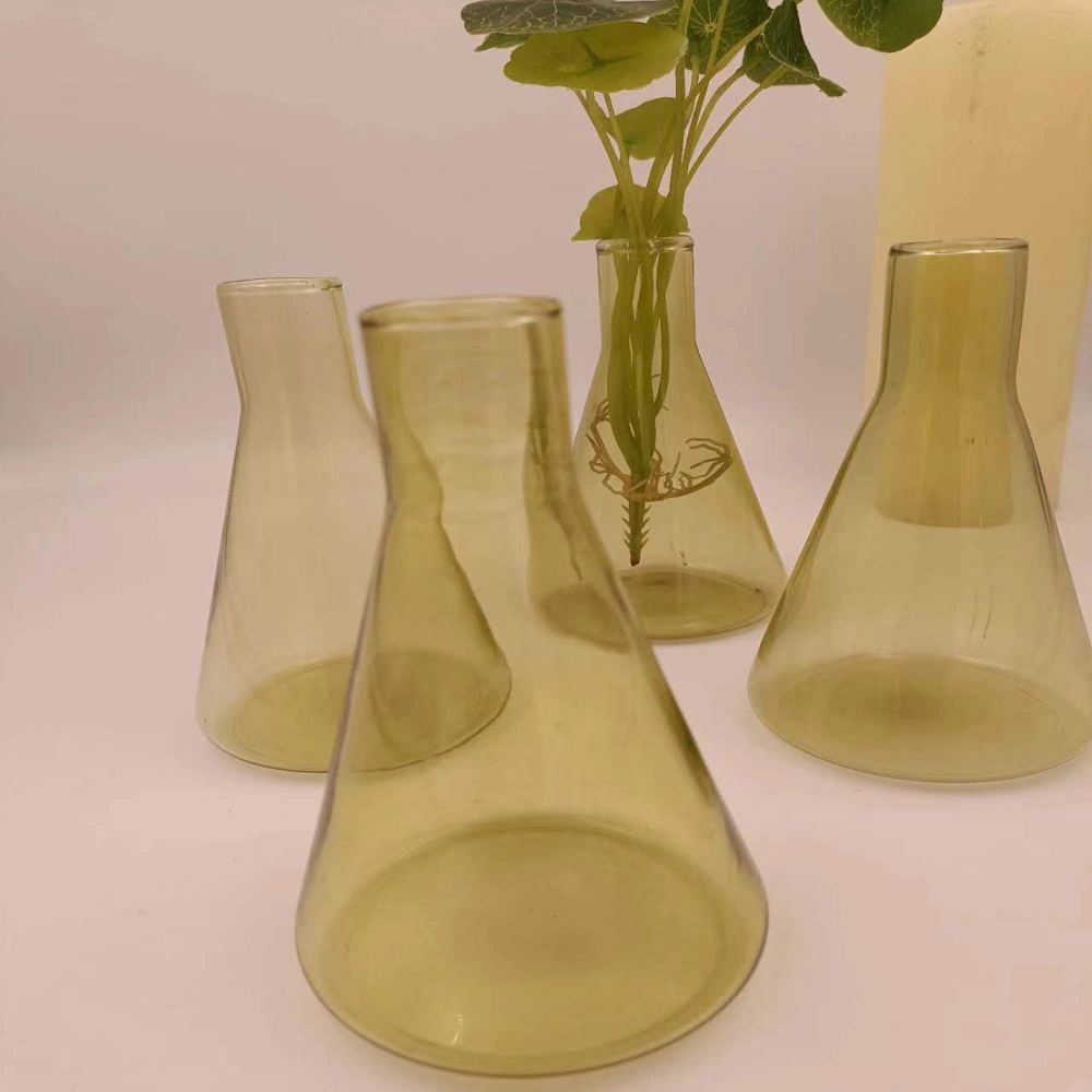 Aceite Esencial de aromaterapia creativo volátil Color de la botella de vidrio jarrones Double-Wall hidropónicos