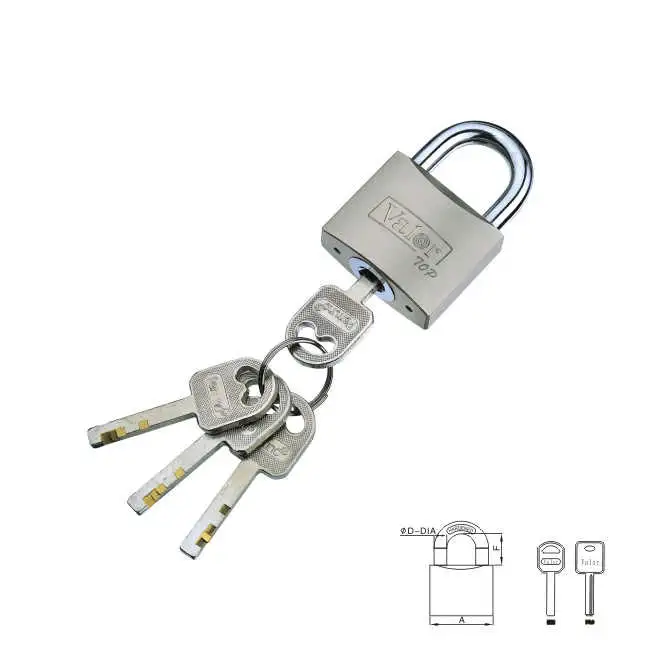 Wholesale Solid Brass Arc Disc Padlock Stainless Steel Shackle Factory Pad Lock