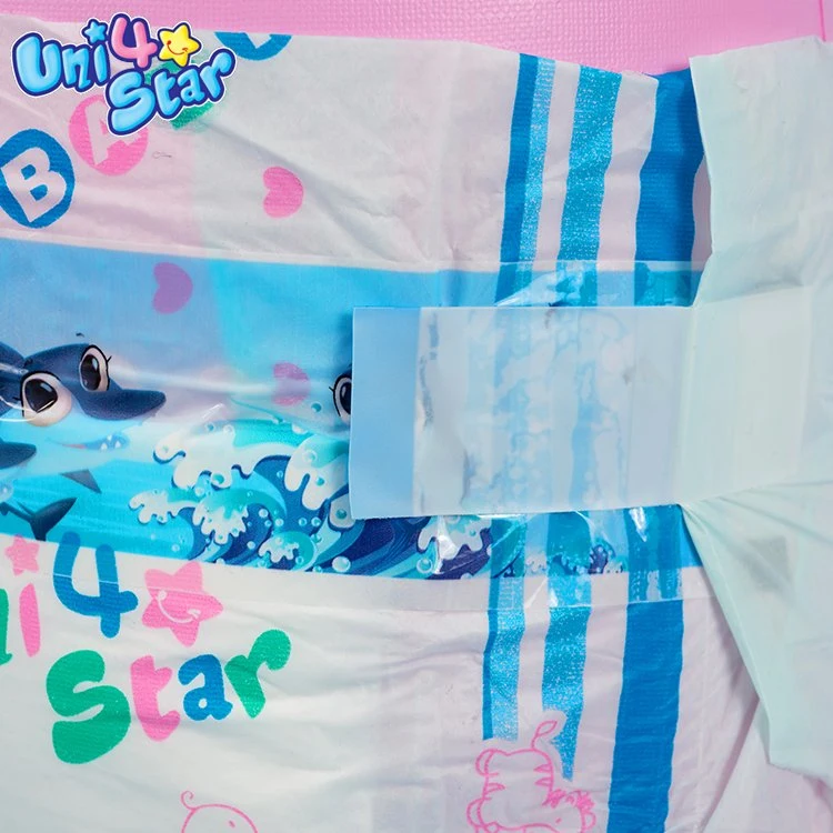 OEM Top Quality Soft Breathable Film with Cheap Price Baby Diaper