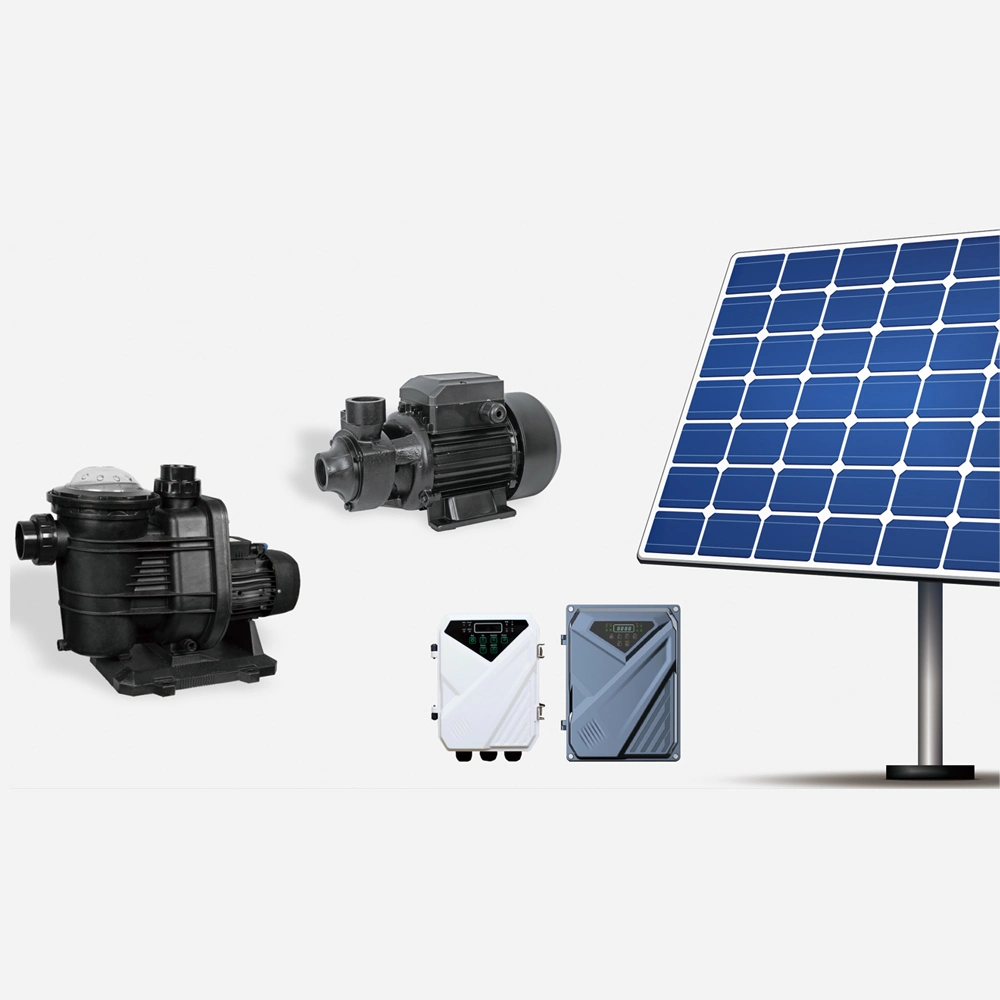 Bomba de agua solar de 1,2 Kw con 360gph el flujo de la bomba de alimentación ajustable, Bomba de Agua Solar Kits para jardín con piscina y la hidroponía