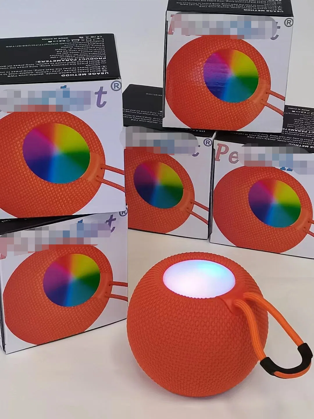 LD- RGB Colorful Light Super Bass Sound System Mini portable Gadget d'enceintes Bluetooth électronique sans fil