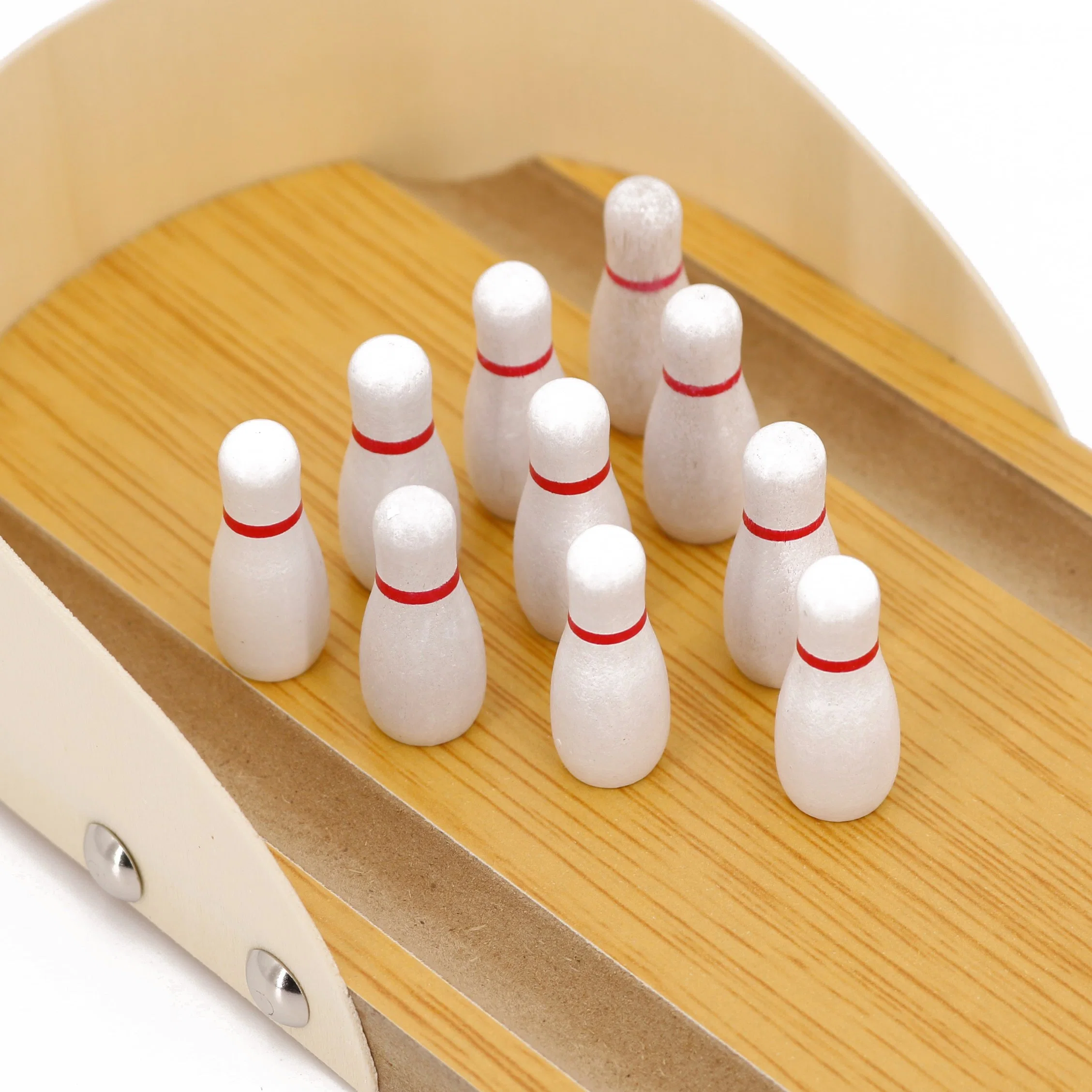 Puzzle Eltern-Kind Interaktive Tabelle Spielzeug Holz Mini Bowling Spiel Wyz17053