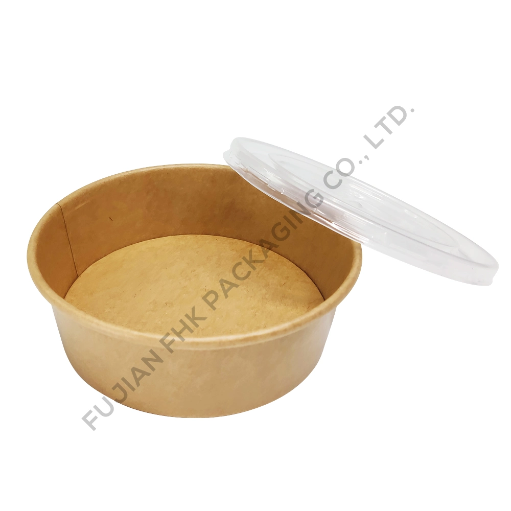 Brown Kraft Paper Salad Bowls Free Samples to Go Packagings