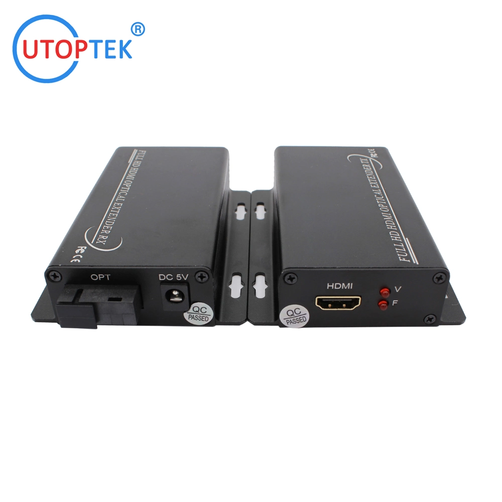 20км через HDMI Fo Оптоволоконный передатчик удлинителя приемника по протоколу TCP/IP с помощью оптических волокон 1080P 20км Преобразователь HDMI