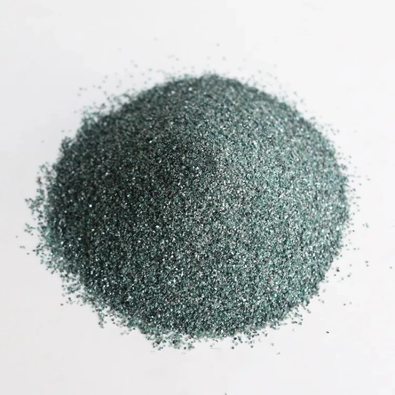 Abrasives Polishing Media Sandblasting Black / Green Silicon Carbide Powder