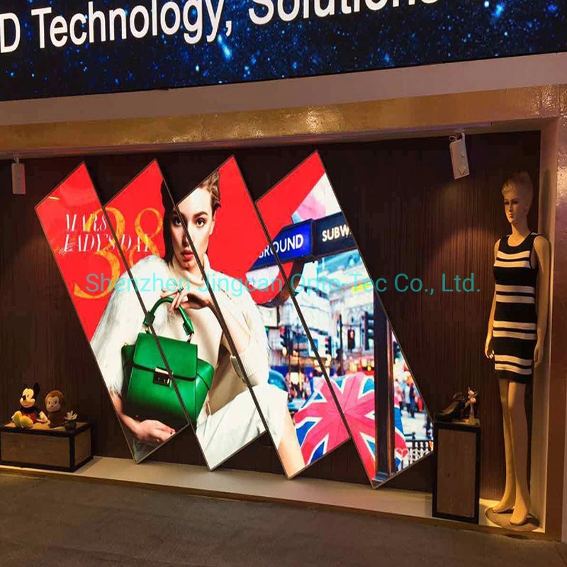 Removable 3mm Shopping Center Mobile Poster Media LED Display