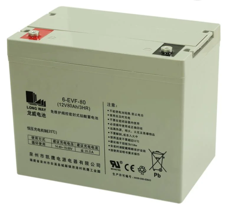 6-Evf-80 (12V80AH/3HR) Deep Cycle Battery