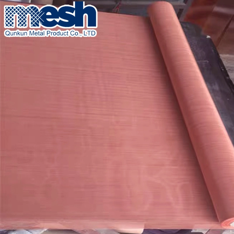 Weaving Red Copper Wire Mesh Filter for Wine Distiller