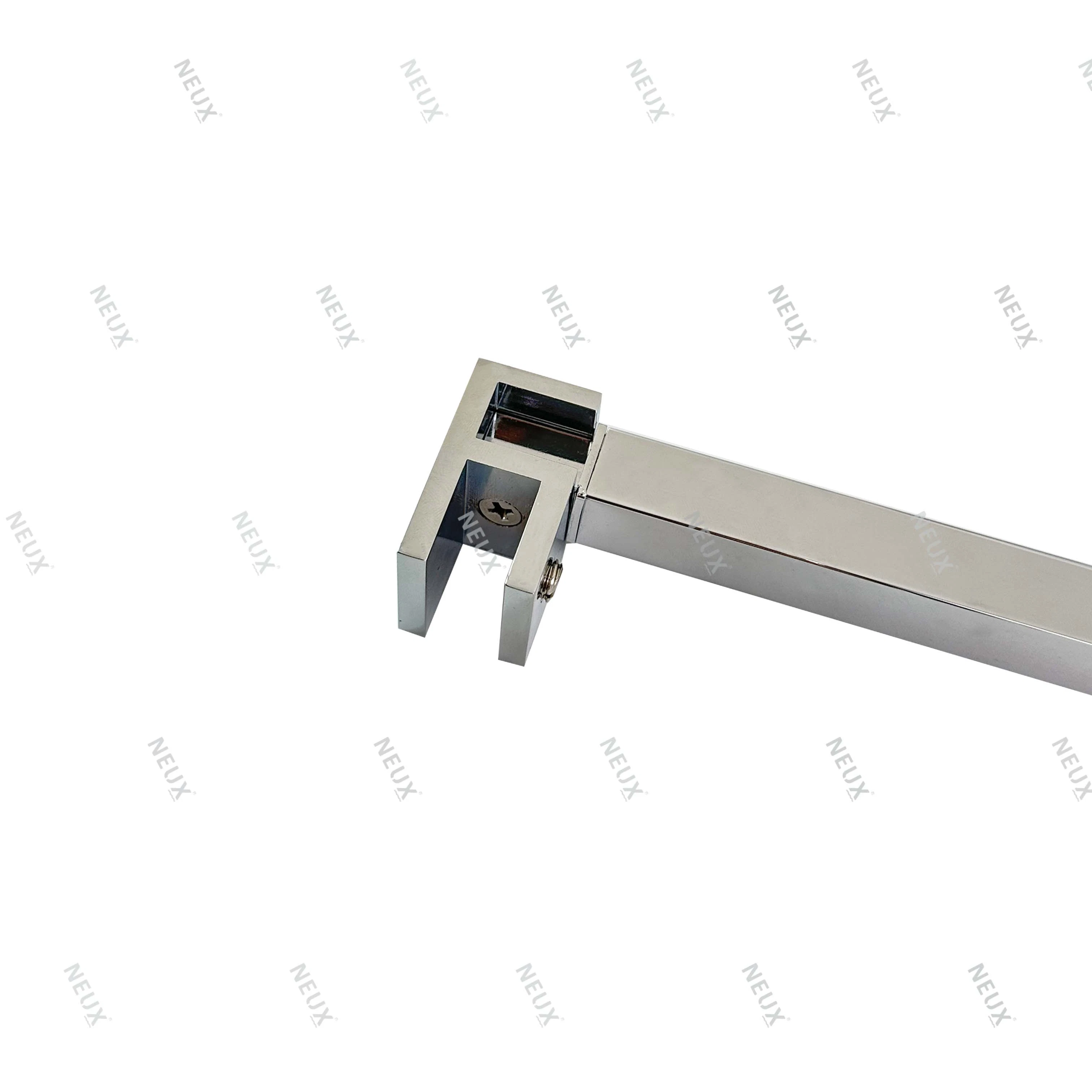 Stainless Steel Shower Room Wall to Glass Adjustable Support Arm Stabilizer Bar