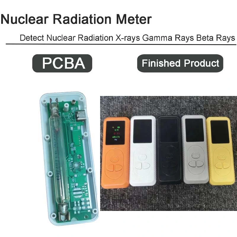 PCBA for Dual Color Portable Geiger Radioactive Beta Detector Rechargeable Radiation Equipment