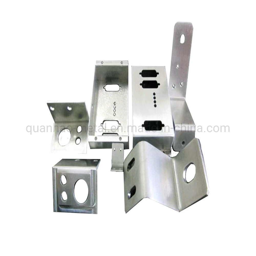 Metal Stamping Brushed Stainless Steel Corner Connector OEM Furniture Connector