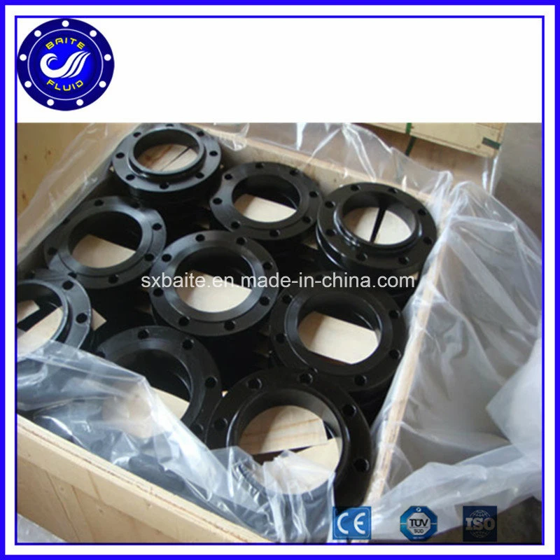 Los proveedores de China la norma ASTM A105 DIN PN16 Tubo de acero al carbono brida para deslizarse sobre la brida