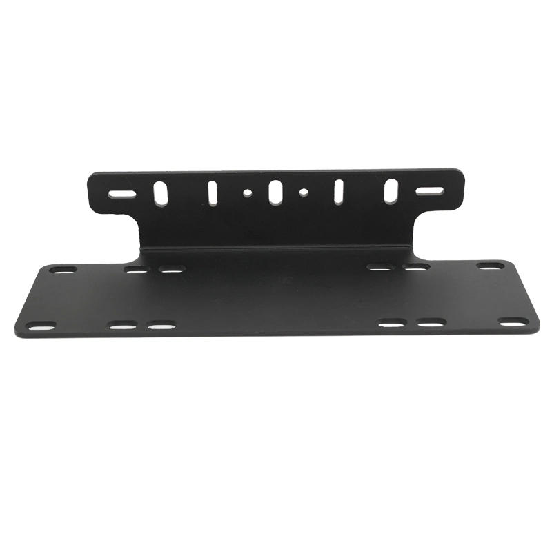 La plaque de numéro de licence universelle Support de fixation du châssis support pour barre de feux de conduite à LED lampe de travail 4X4 off road Chariot Support de fixation du châssis de voiture