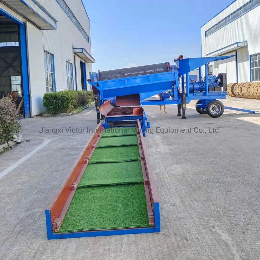 Portable Diamond Alluvial Gold Washing Plant Diamond Mining Equipment