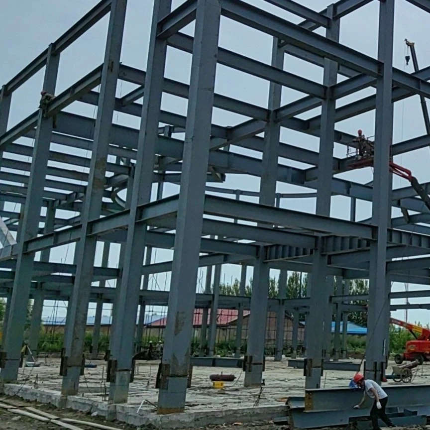 High Rise Steel Structure Building Prefabricated Metal Frame Hotel