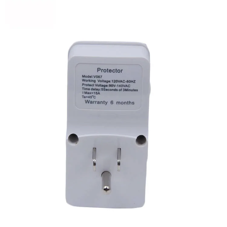 V067 120V AC Standard Grounding Secure Electrical Plug, Switched Socket Outlet