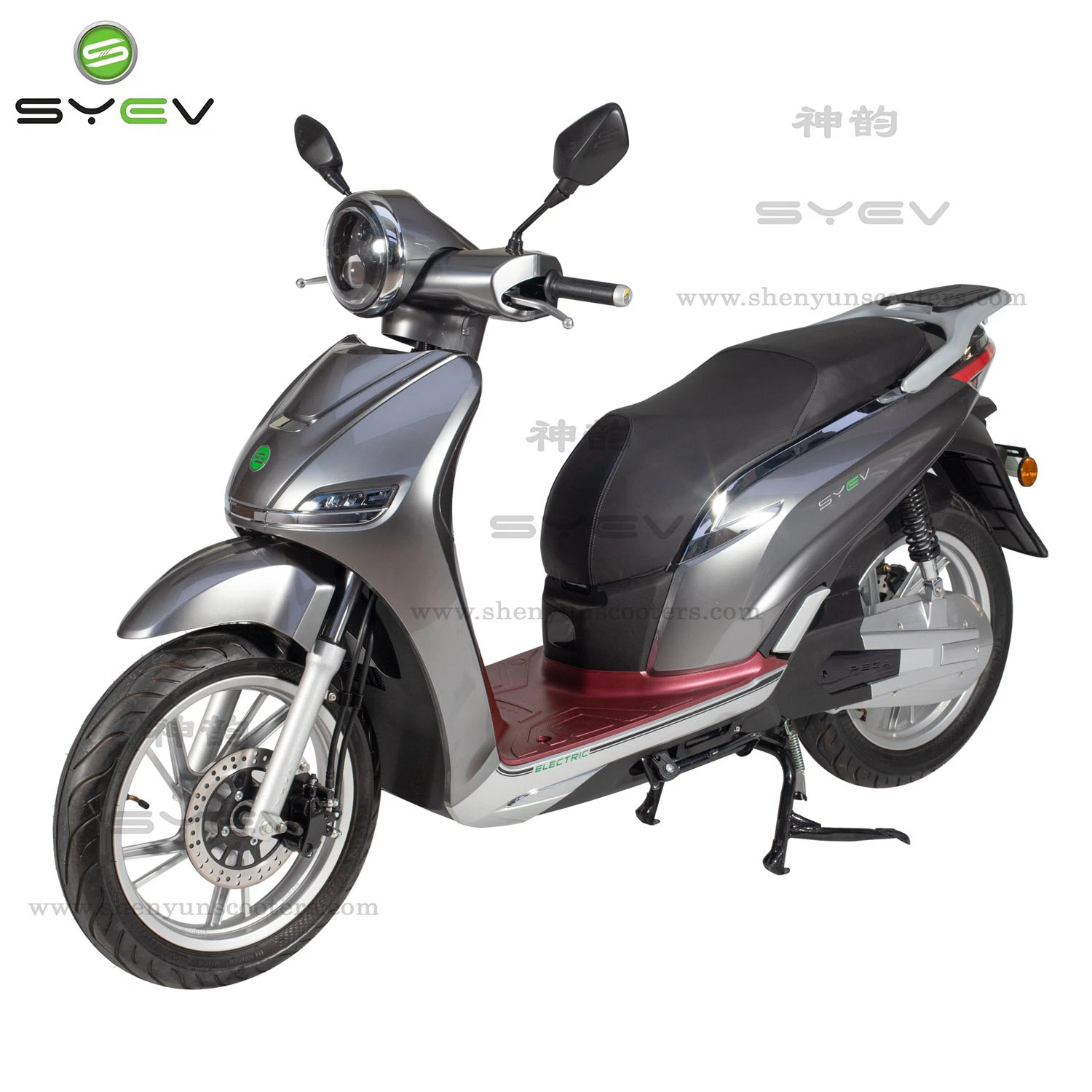 2022 Novos Motociclo eléctrico Velocidade Rápida Scooter eléctrico 80km/h 3000W Motor Central