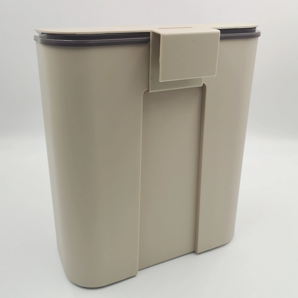 Wall Mounted Slide Cover Garban Bin Trash Can Garbage Pail