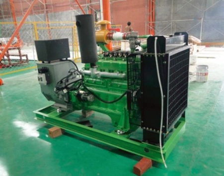 Rated Power 500kw Biogas Generator with Circulating Water Cooling