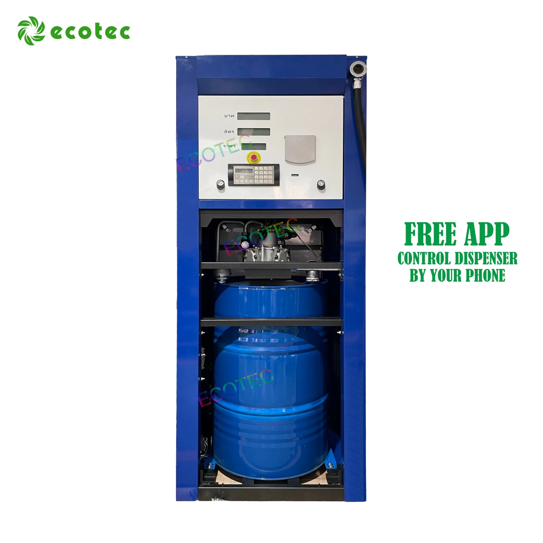 Ecotec 12V 24V 220V Mobile Tank 200L Drum Fuel Dispenser