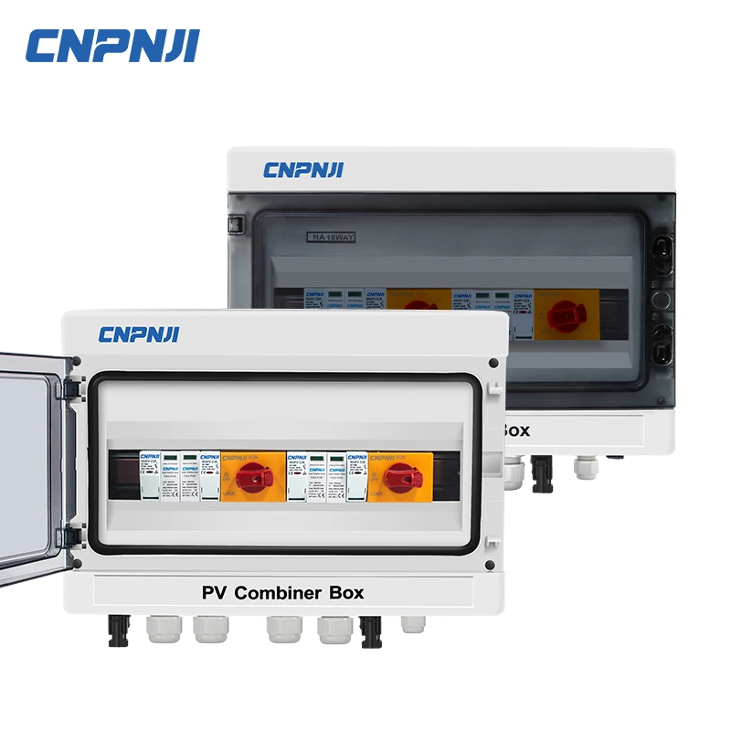 DC Solar Energy System Caja de conexiones ha-18way 2in 2out no Inteligente sin anti-retroceso