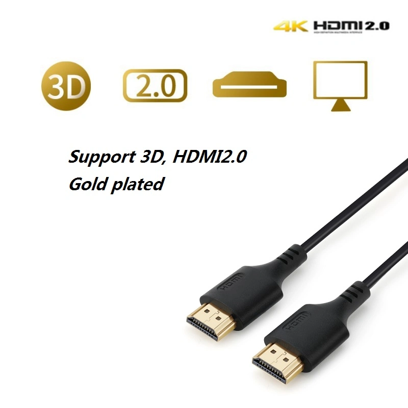 4K Super Slim Thin HDMI Cable with Ethernet