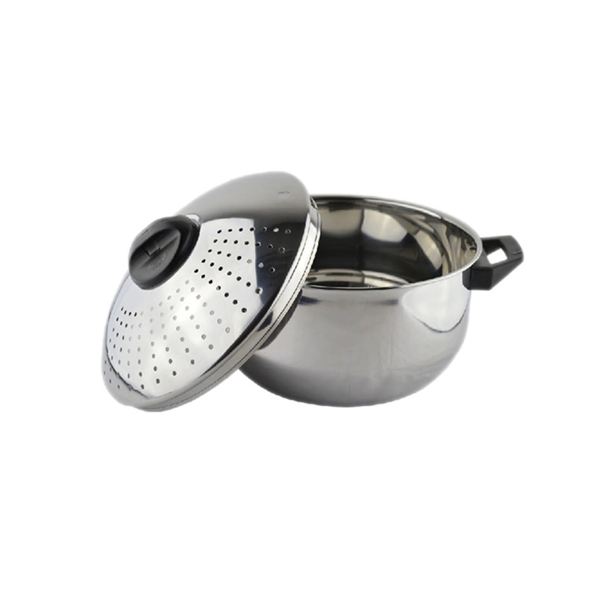 Stainless Steel Pasta Pot with Strainer Lid Noodle Pot