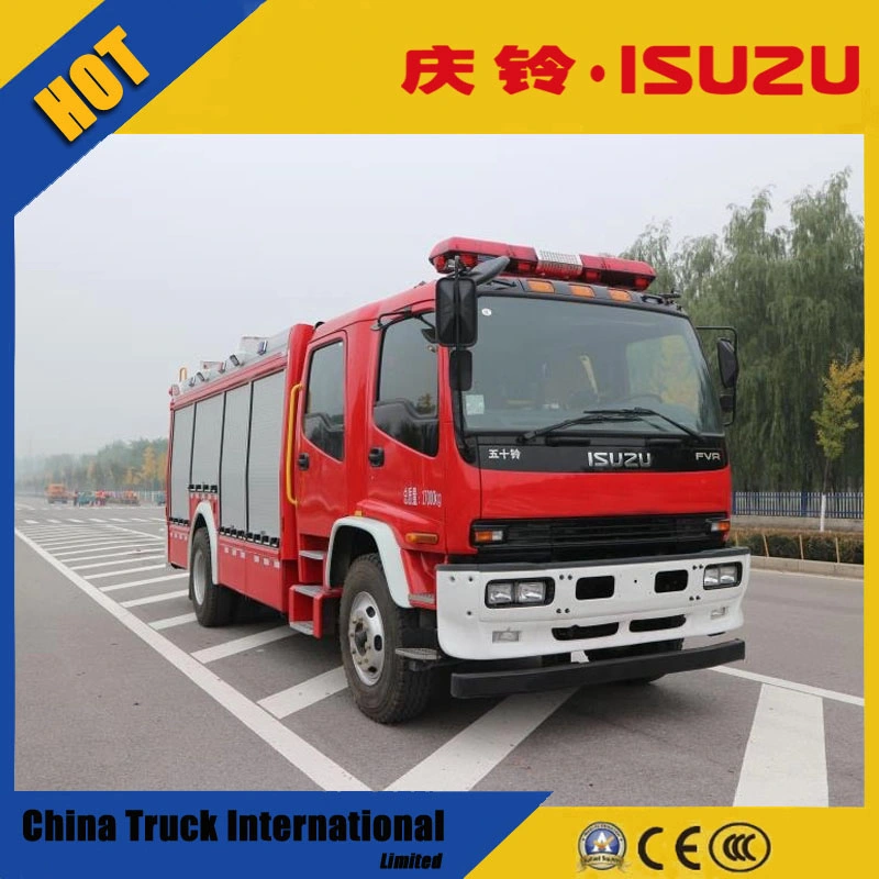 Chinese Manufacturer for 4kg 241 HP Euro 5 Fvr Fire Engine Water Foam Fire Tender Truck