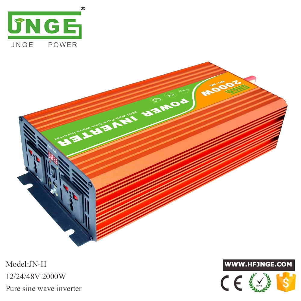 4000W Peak 200W Pure Sine Wave Power Inverter DC 12V to AC 110V 60Hz