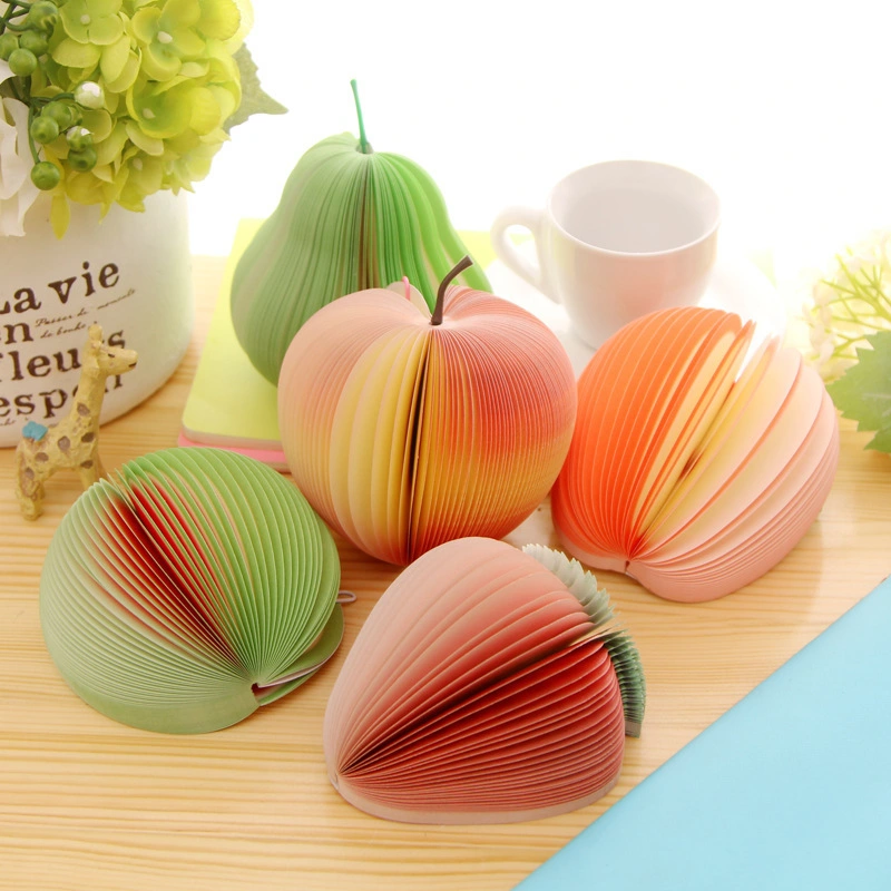 Fruit Sticky Notes Apple Notepad Creative Fruit Post Note