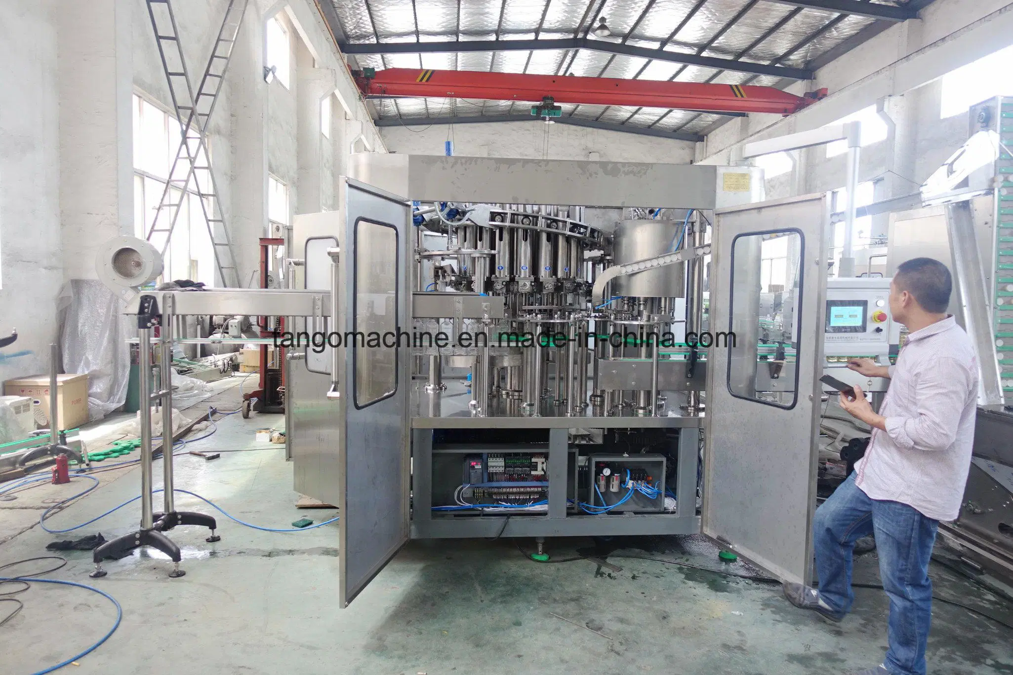 Automatic Pet Square Bottle Edible Olive Oil Filling Packaging Production Line for Piston