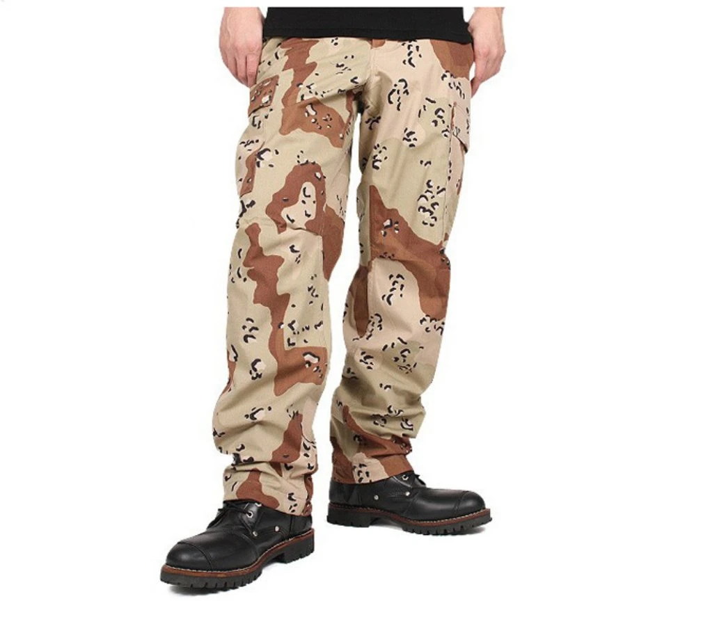 Military Style Bdu 6 Color Desert Camouflage Fabric Uniform Clothing