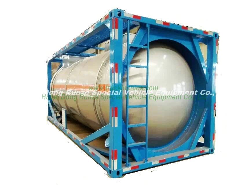 Tcs 20feet Beam Type Tank Container T14 (Liquid cargo container) for Chemical Hydrogen Silicon 21.6cbm Trichlorosilane (SiHCl3) Storage and Transport