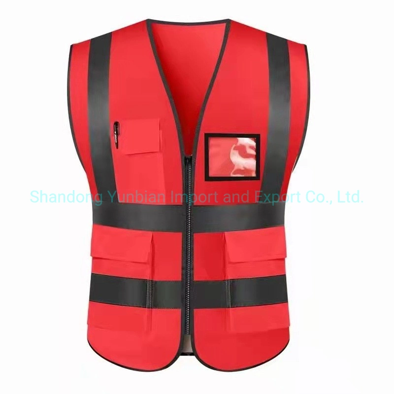 Safety Vest Construction Site Traffic Sanitation Worker Night Reflective Vest