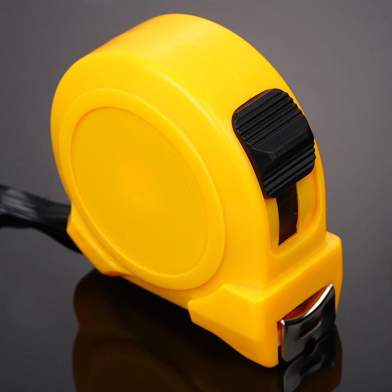 Wear-Resistant Measuring Tool High Precision Yellow Stainless Steel Tape Measure for Construction