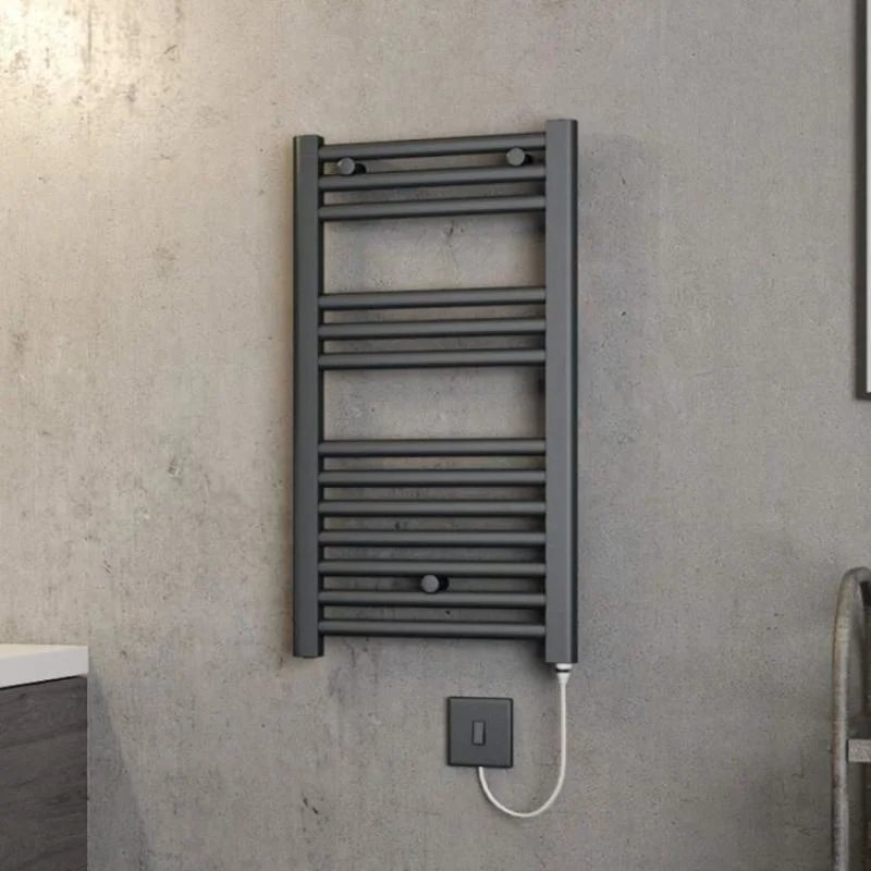 Chauffe-serviette électrique en gros radiateur moderne mural acier pour salle de bains Porte-serviette chauffant