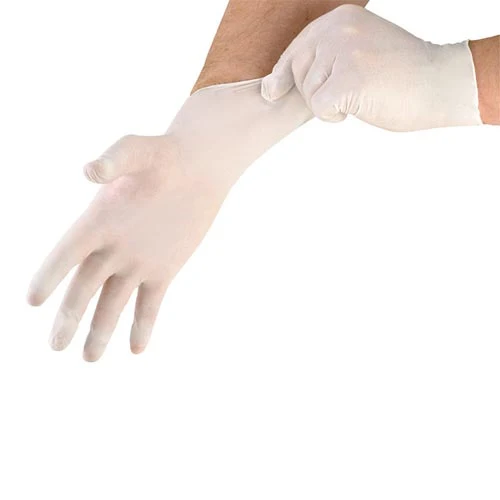 Одноразовые стерильные хирургические латексные перчатки графитового порошка