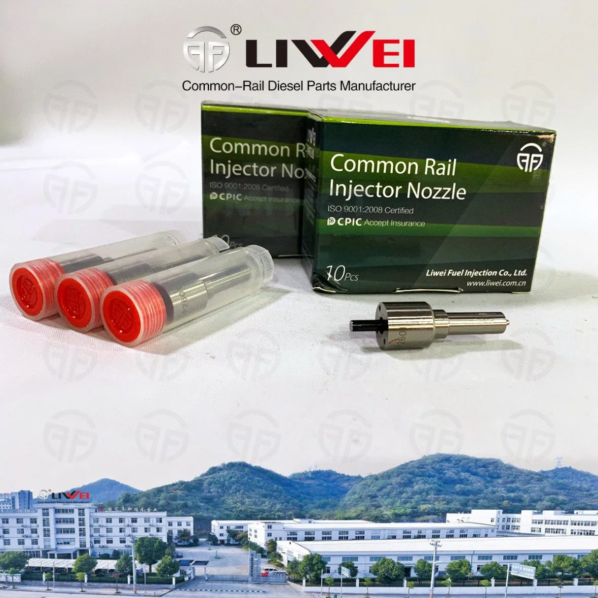 Marca Liwei boquilla serie Bosch DLLA140P2694 para el inyector Common Rail 0445120568/5521671