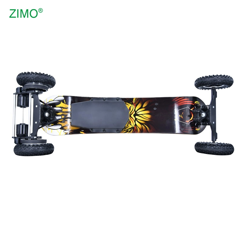 2023 las cuatro ruedas cuesta abajo negro Stand Up Electric skate board